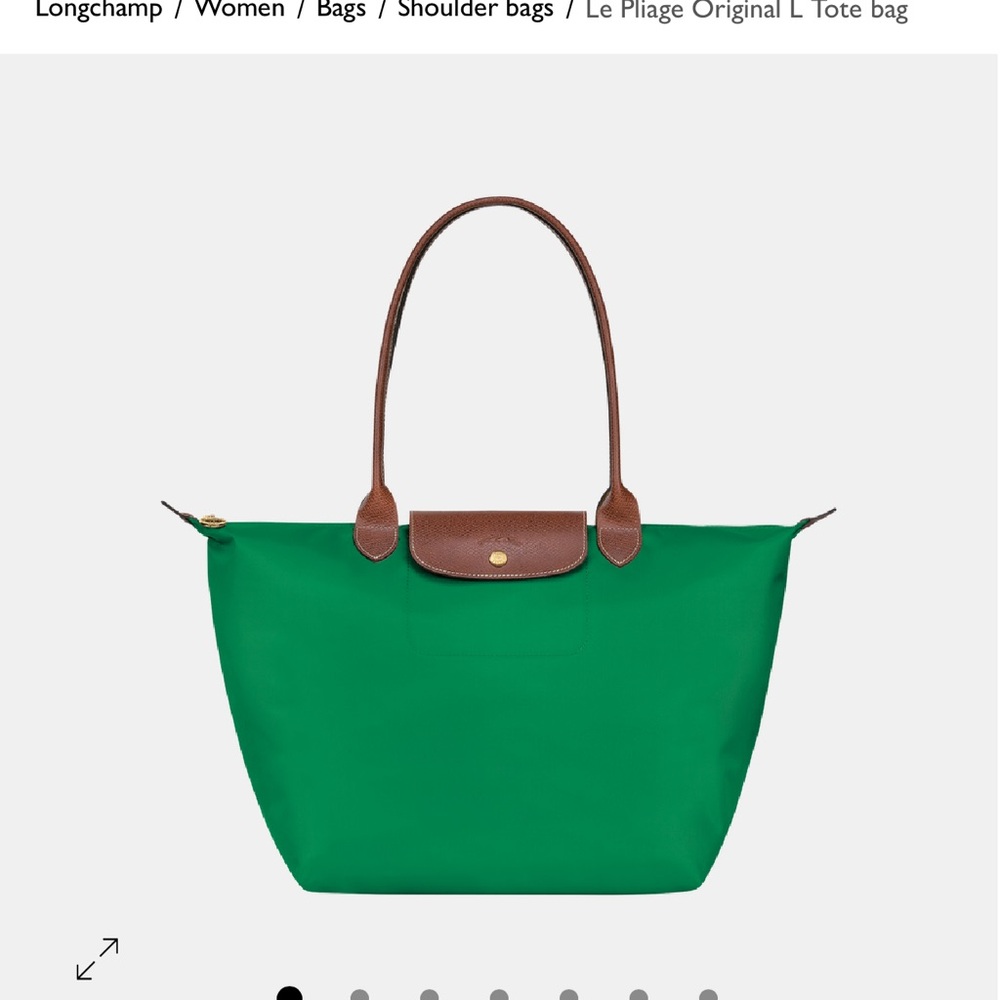 Longchamp Green Tote Bag SOLD OUT online